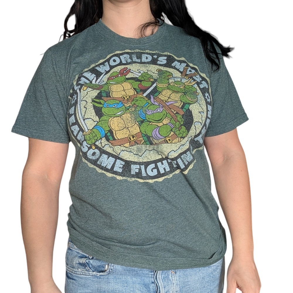 2/22$ Dark Green Graphic Tee